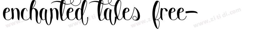 Enchanted Tales Free字体转换